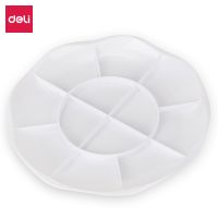 得力68305_小號(hào)調(diào)色碟(白色)(個(gè)) 調(diào)色盤 開學(xué)